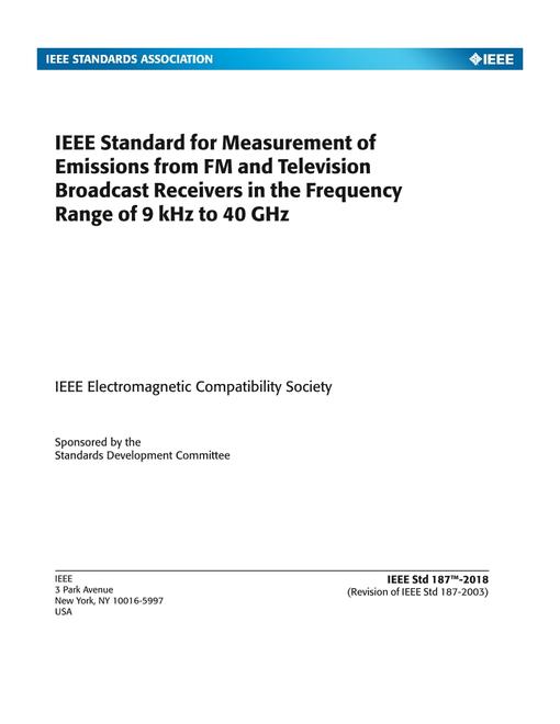IEEE 187-2018