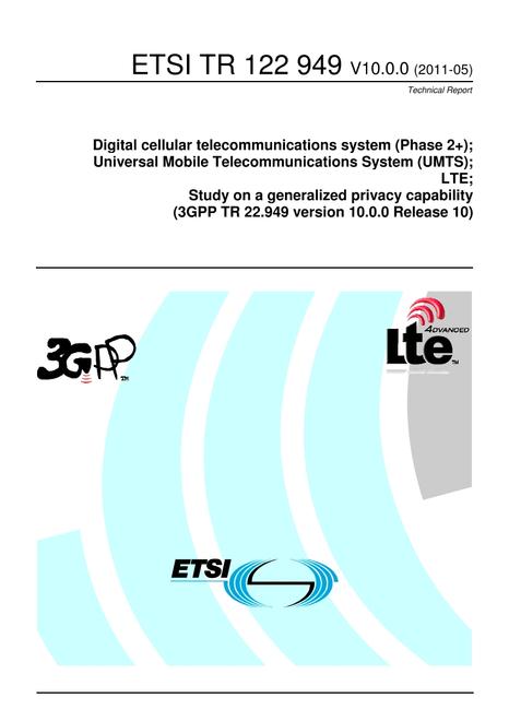 ETSI TR 122 949