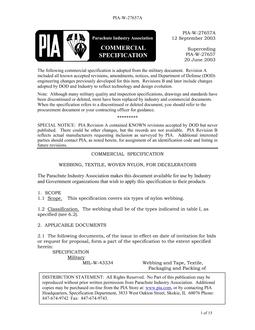 PIA PIA-W-27657A