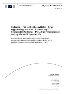 DANSK DS/EN ISO 22568-3