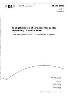 DANSK DS/ISO 10393