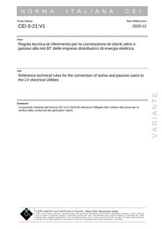 CEI 0-21