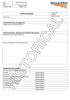 NR NR/L3/SCO/314/T01 ISSUE 1