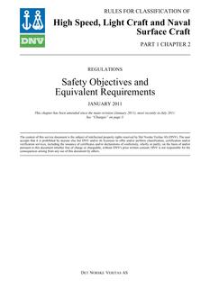 DNV DNV-RU-HSLC PART 1 CHAPTER 2