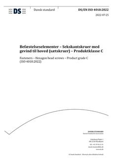 DANSK DS/EN ISO 4018