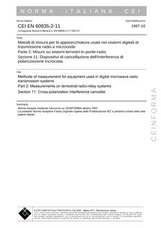 CEI EN 60835-2-11