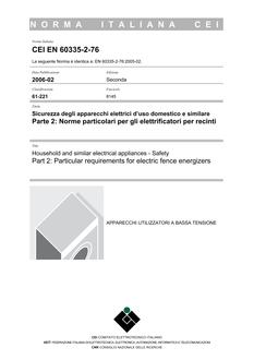 CEI EN 60335-2-76