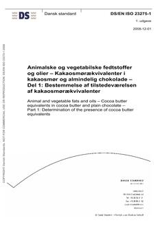 DANSK DS/EN ISO 23275-1