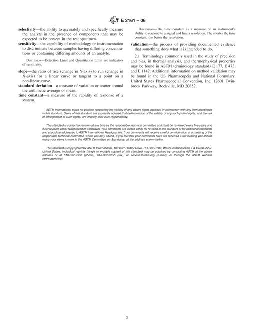 ASTM E2161-06