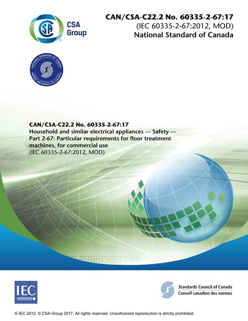 CAN/CSA C22.2 No. 60335-2-67:17