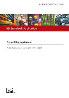 BS EN IEC 60974-1:2018