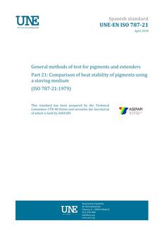 AENOR UNE-EN ISO 787-21
