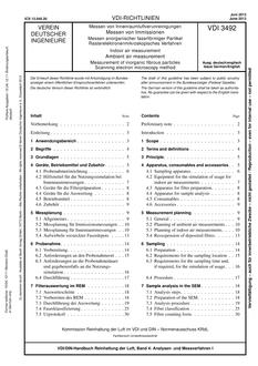 VDI VDI 3492