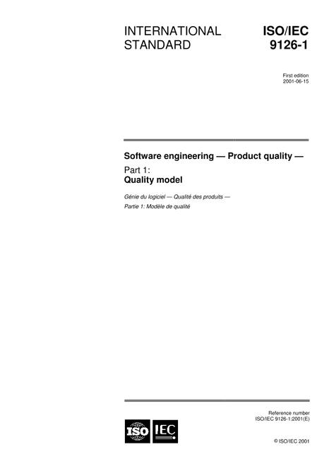 ISO/IEC 9126-1:2001