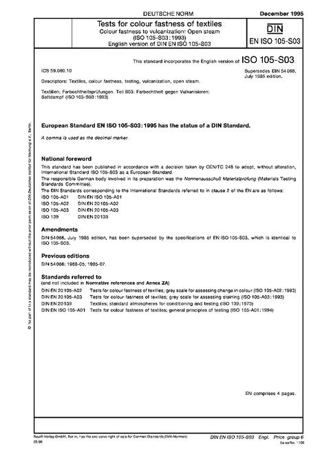 DIN EN ISO 105-S03