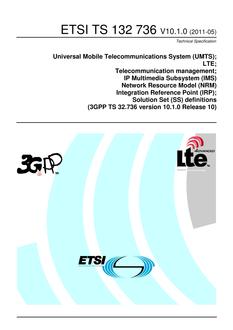ETSI TS 132 736