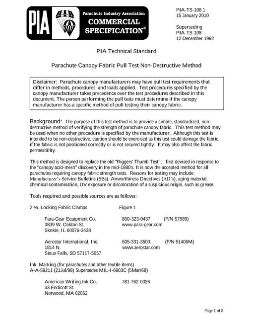 PIA PIA-TS-108.1