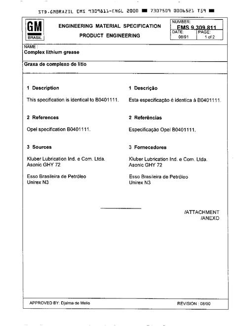 GMSA EMS 9.309.811