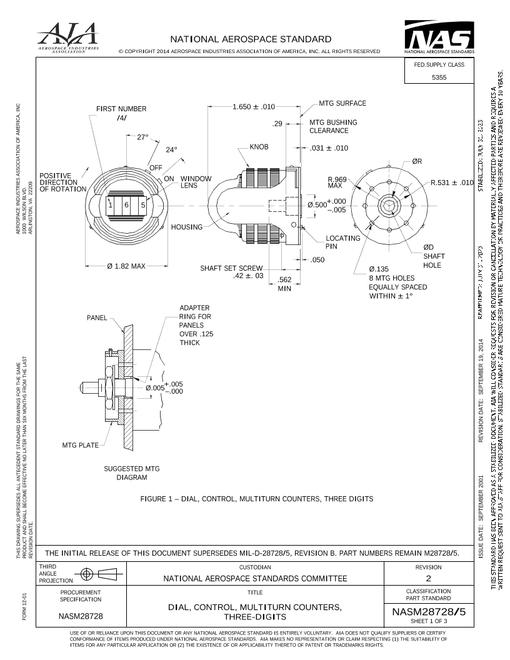 AIA NASM28728/5