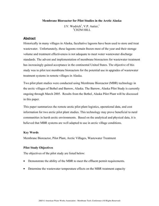 AWWA MTC61178