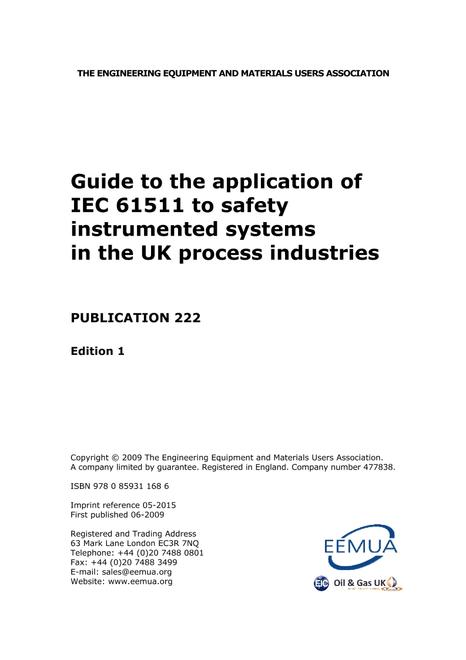 EEMUA Publication 222