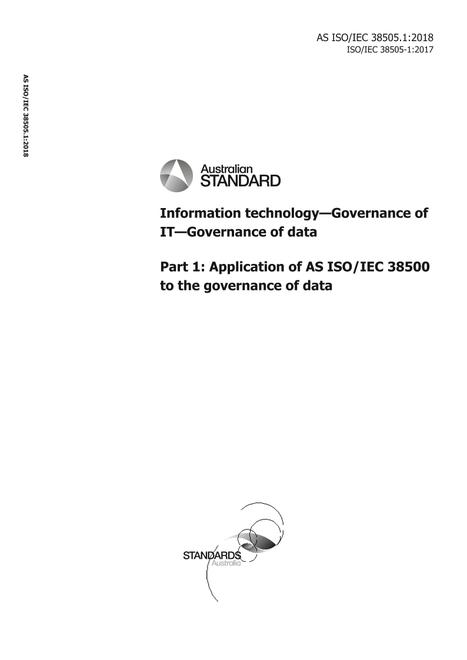 AS ISO/IEC 38505.1:2018