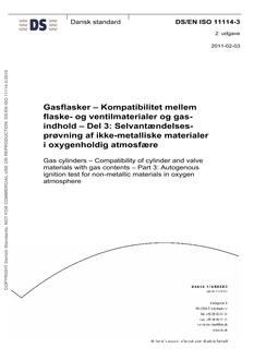 DANSK DS/EN ISO 11114-3