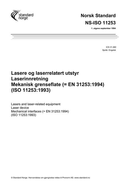 NS-ISO 11253:1993