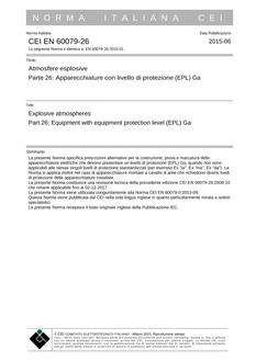 CEI EN 60079-26