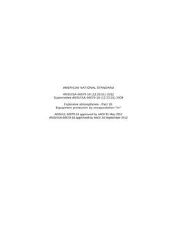 ISA 60079-18