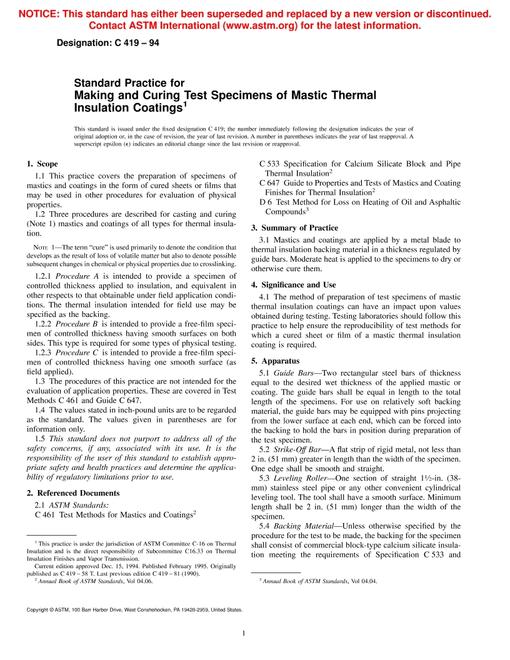 ASTM C419-94