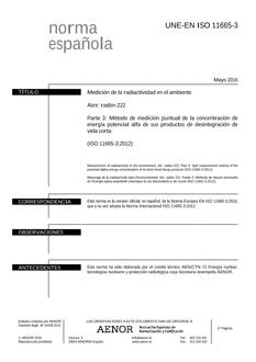AENOR UNE-EN ISO 11665-3