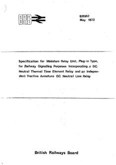 NR BR 962 ISSUE 5