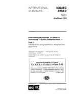 CAN/CSA-ISO/IEC 9798-2-95 (R1999)