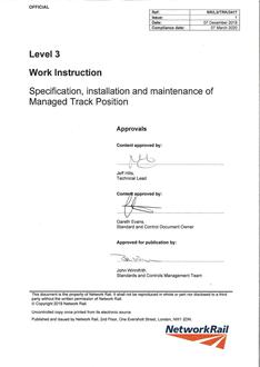NR NR/L3/TRK/3417 ISSUE 1