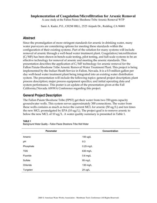 AWWA MTC61182