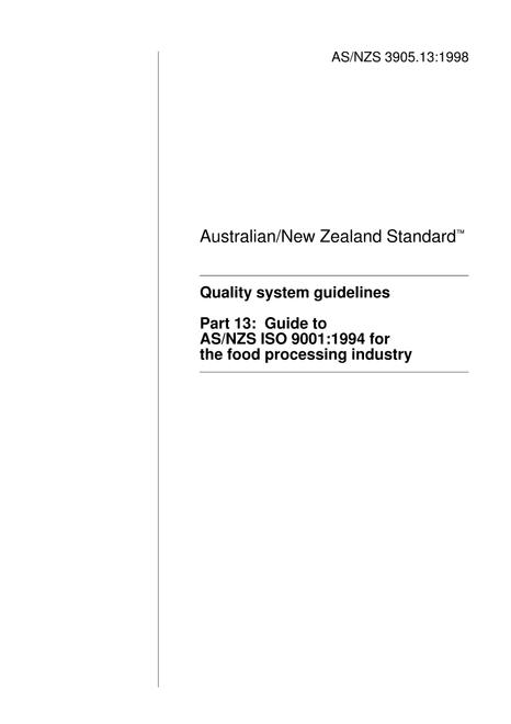 AS/NZS 3905.13:1998