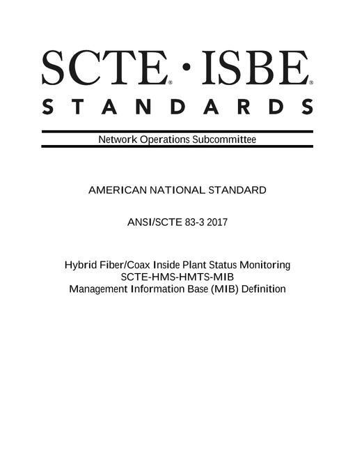 SCTE 83-3 2017