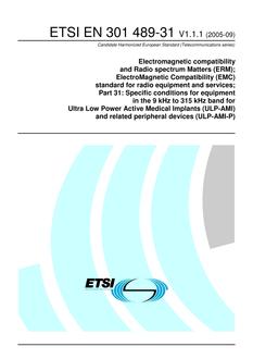 ETSI EN 301 489-31