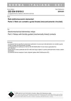 CEI EN 61810-3