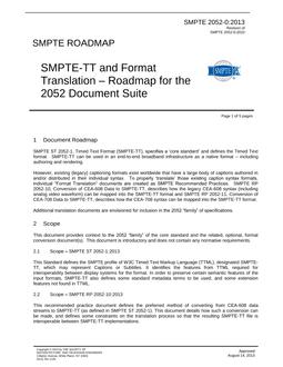 SMPTE 2052-0
