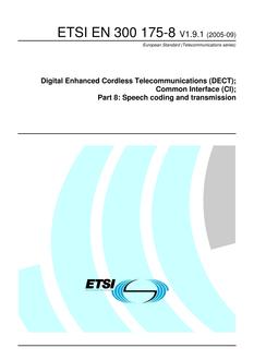 ETSI EN 300 175-8