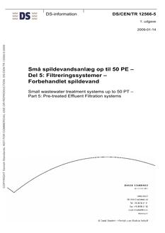 DANSK DS/CEN/TR 12566-5