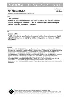 CEI EN 50117-9-2