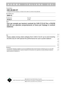 CEI 20-60;V1