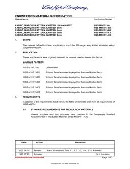 FORD WSS-M1H715-A