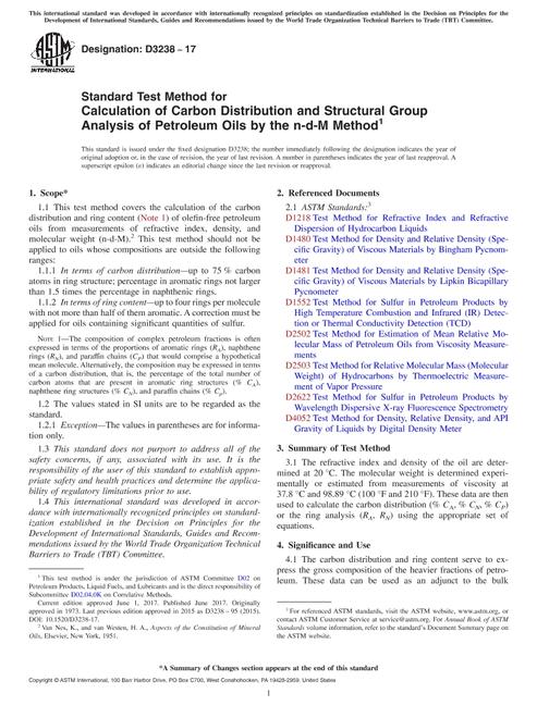 ASTM D3238-17