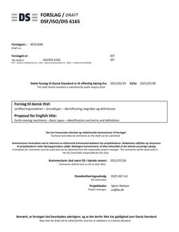 DANSK DSF/ISO/DIS 6165