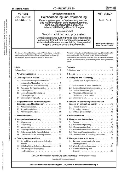 VDI VDI 3462 BLATT 4