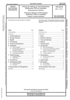 VDI VDI 2019 BLATT 1